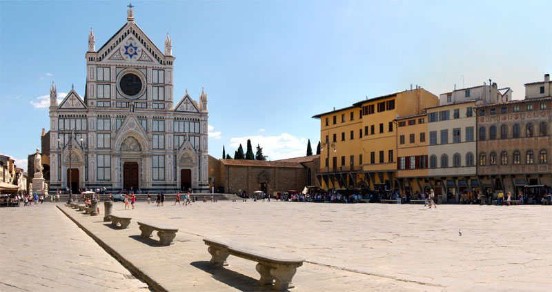 Piazza Santa Croce a Firenze