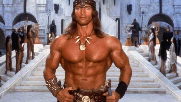 Ancora una immagine di Conan il barbaro interpretato da Arnold Schwarzenegger