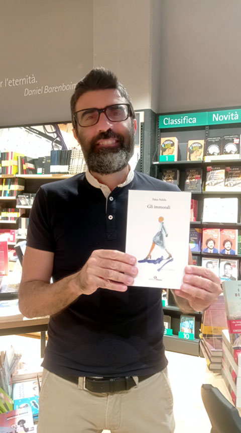 Fabio Nobile autore con il suo primo libro dal titolo GLI IMMORALI