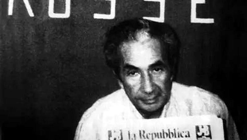 Aldo Moro - presidente del consiglio del ministri rapito dalla BR (Brigate Rosse)